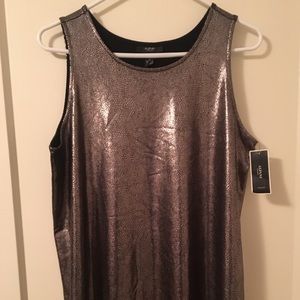 *SALE*Alfani gunmetal dressy tank 1X